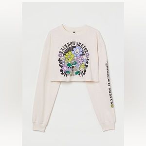 H&M Long-sleeves Crop Top - Size Small